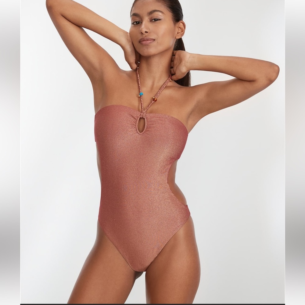 NWT WOLFORD High-Shine Disco Multiway One-Piece